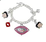 Betty Boop #BB-W359B Women's Charm Bracelet Watch
