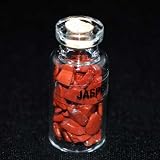 Red Jasper Crystals in a Bottle w/ring - 1pc.