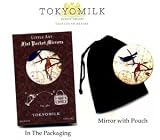 Tokyomilk 16S4B Stamped Blue Bird Boxed Little Art Flat Pocket Mirrors