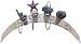 Clear Acrylic Wine Stopper Display Stand Holds 6 Stoppers (Stoppers not included)