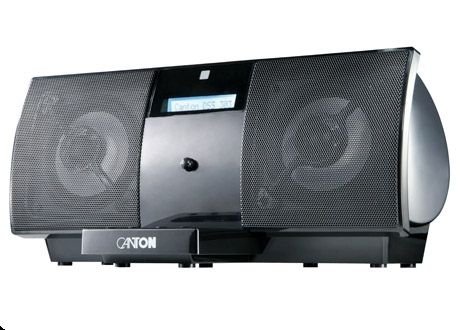 Canton DSS 303 Lautsprecher-System für Apple iPod mit integriertem FM-Tuner schwarz