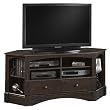 Antiqued Black Corner TV Stand Antiqued Black Paint