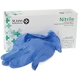 St John Ambulance Nitrile Powder-Free Extra-Sensitive Medium Gloves - 100-Packby St John Ambulance