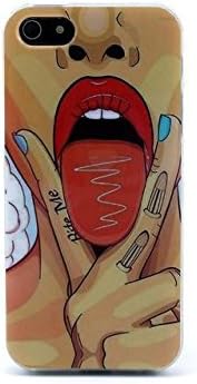 eForprice Soft TPU Silicone Sexy Cover Sexy Women Body Case Transparent Clear Border Skin Protector For Apple iPhone 5 5S