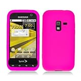 Solid Hot Pink Silicone Skin Gel Cover Case Samsung Conquer 4G D600