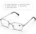 Reading Glasses 1.0 For Women & Man By See 626 - Alphareader 3 Pairs Value Packed Metal Readers- Unisex Reading Glasses - Black, Gray, Gold Reading Glasses