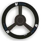 BSS - New York Yankees MLB Leather Steering Wheel Cover