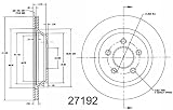 Brembo 27192 Rear Disc Brake Rotor