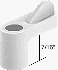 CRL White 7/16 Plastic Window Screen Clips - Package