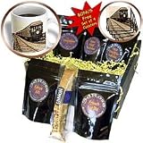 Scenes from the Past Magic Lantern Slides - San Francisco Southern Pacific Railroad Caboose Sepia - Coffee Gift Baskets - Coffee Gift Basket