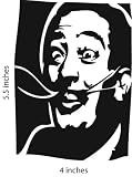 Salvador Dali Sticker Cut Vinyl Decal