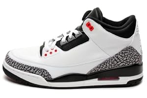 Nike Men's Air Jordan III Retro Infrared 23 Baskeball Shoe, White/Infrared/Black, 11 D(M) US