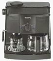 Krups XP1500 Coffee and Espresso Combination Machine, Black