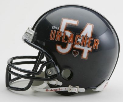 Brian Urlacher Chicago Bears Player Mini Helmet