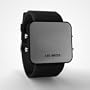 Montres LED miroir cadran couleurs - 12 COULEURS DISPONIBLES - Mod�le Mixte - Pochette cadeau LovaLuna offerte - Par LovaLunaTM - Noir