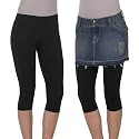 Juniors' Xhilaration&reg; 17" Leggings - Ebony