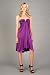 Purple Strapless Cocktail Dresses by Nicole Miller-Size 06-purple
