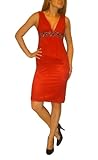 Roberto Cavalli Red Silk Embroidered Dress. Xs