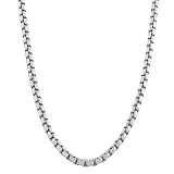 Sterling Silver 2.4-mm Round Box Chain (18-inch)