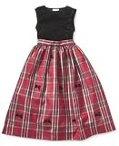 Charter Club Girls Velvet Plaid Dress