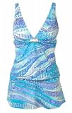 Secret Lagoon Two Piece Skirtini Swimsuit by Marigo - Women's Swimwear Plus Size Swimsuits