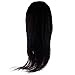 Synthetic Head Hairdressing Mannequin Clamp Human Hair Practice Training Model