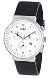 Braun Men's Quartz Chronograph Watch BN0035WHBKG With Leather Strap
