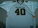 Tyler Roehl North Dakota State #40 White Xx Large Jersey