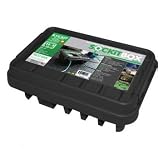 Medium Black Weatherproof Indoor Outdoor Electrical Cord Connection Enclosure Box Sockit Box