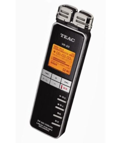 TEAC 24bit リニアPCM対応ICレコーダー ブラック VR-20B