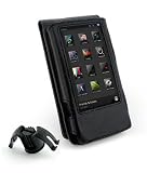 Tuff-Luv leather case cover & Wrap-M cable manager technology for Cowon J3