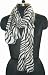 Pure Silk Hand Print Long Scarf Muffler 22x72