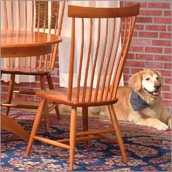 Chatham Furniture 65102S (Antique White) Highland Road Cherry Shaker Side Chair Finish: Antique Whit