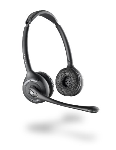 Plantronics CS520 Binaural Wireless Headset System - Bluetooth Headset - Non-Retail Packaging - Black/Silver