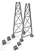 Walthers SceneMaster Steel Railroad Bridge Tower Bent 2 Pack - Kit Train Collectable Train