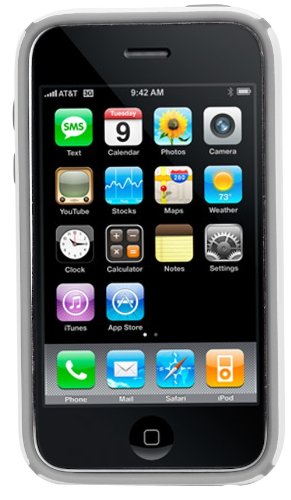 hard case or soft case for iphone:Speck Products CandyShell Case for iPhone 3G, 3GS (White/Grey)