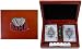 NCAA Alabama Crimson Tide Playing Cards/Dice Gift Set - Cherry Finish