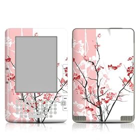 Pink Tranquility Design Protective Decal Skin Sticker for Amazon Kindle 2 E-Book Reader (Version 2.0)