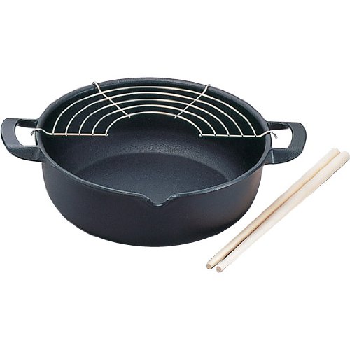 南部鉄器 天ぷら鍋 深型25cm 25004