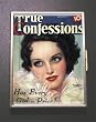 Vintage 50's Style "True Confessions" Retro Cigarette/Business Card Holder