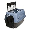 Petmate Two Door Top Load 24-Inch Pet Kennel, Metallic Pearl Ash Blue and Coffee Ground Bottom