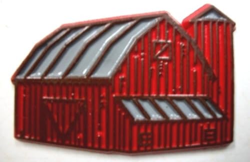 Red Country Barn Fridge Magnet