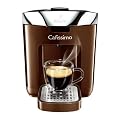 Tchibo Cafissimo Duo in 7 Farben, Kaffeemaschine f�r Espresso/Caff� Crema, Testmagazin sehr gut 09/2011, Farbe:Chocolate