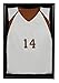 Snap Sports, 20 inches x 30 inches, Black Jersey Wall Display Case Shadow Box
