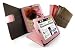 Tuff-Luv multi-view (TM) Napa Leather case cover for Apple iPad & 3G - Pink