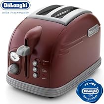デロンギDeLonghi ジーナ・ローザ ポップアップトースターCTM2023J-R