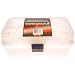 Trademark Tools 75-3059 Hawk Folding Transparent Plastic Tool Box