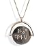 Solid Silver Best Friend Spinner Pendant & Silver Chain.