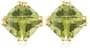 10k Yellow Gold, August Birthstone, Peridot Earrings