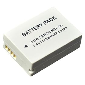 cozyswan Canon Digital Camera NB-10L Replacement Battery for Canon Powershot G1 X Powershot SX40 HS Camera Battery